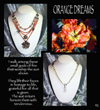 Dina's "Creative Juices" Designer's Challenge August 2005 Entry - Orange Dreams