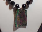 Rectangular Paua Shell Pendant