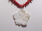 Mother of Pearl Flower Pendant